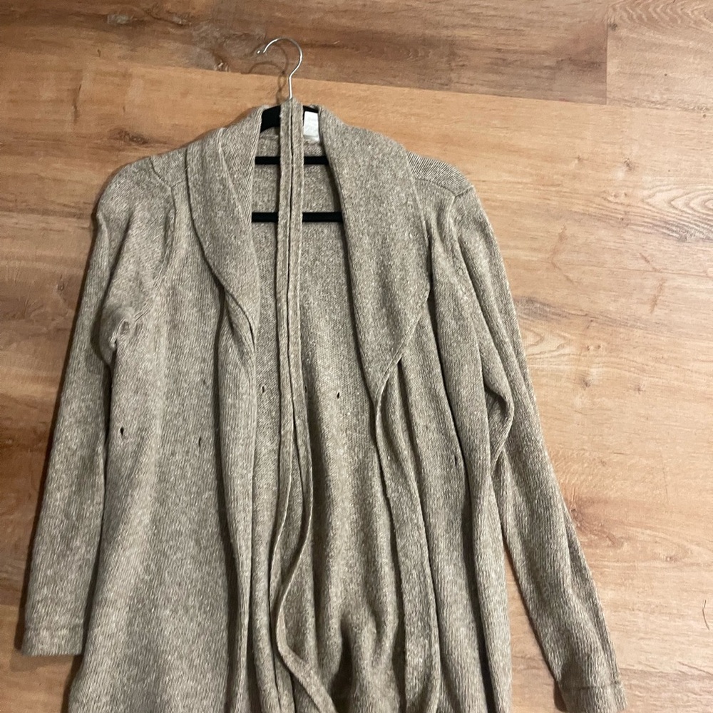 Motherhood Maternity Beige Knit Cardigan